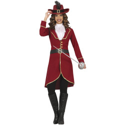 Women's Pirate Ship Captain Costume